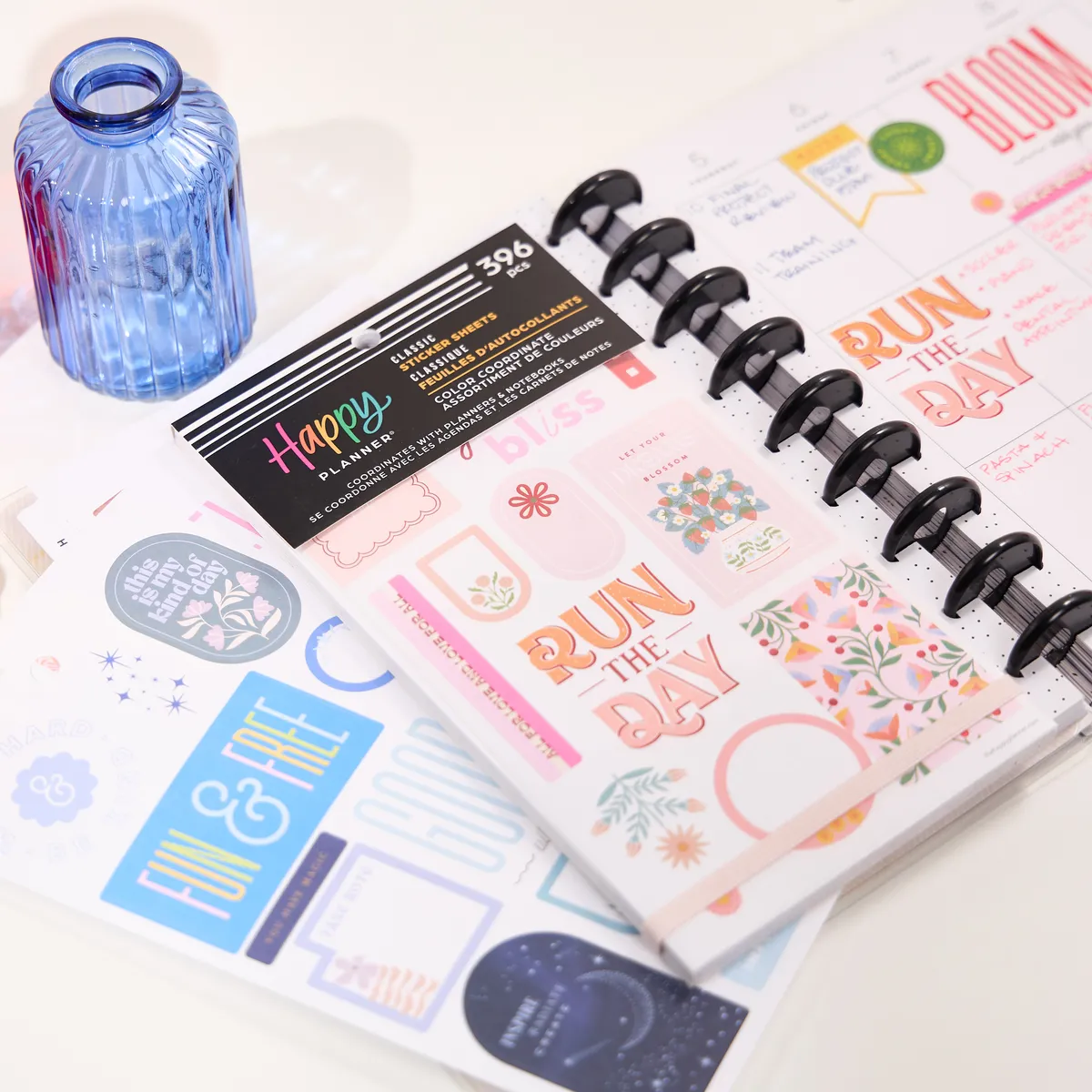 Happy Planner Coordinated Colors stickers value pack 396