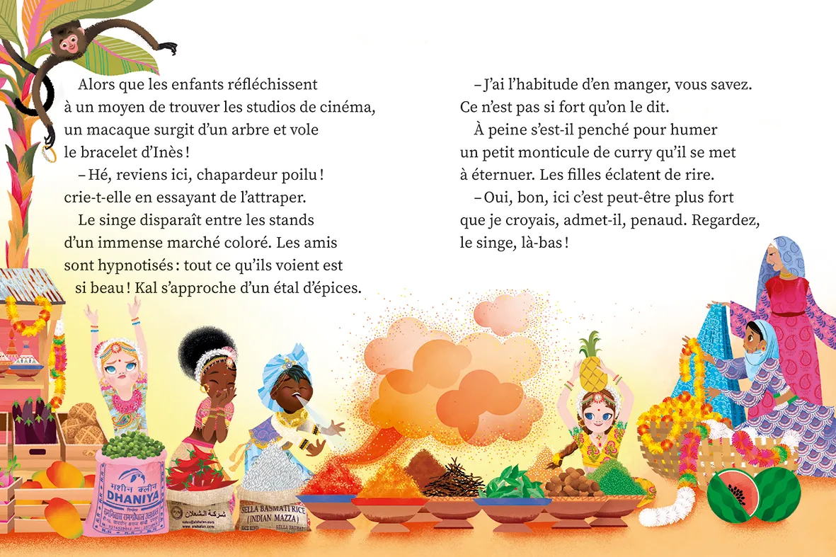 Frigobloc Une deux trois Danseuses Tome 14 roman Bollywood