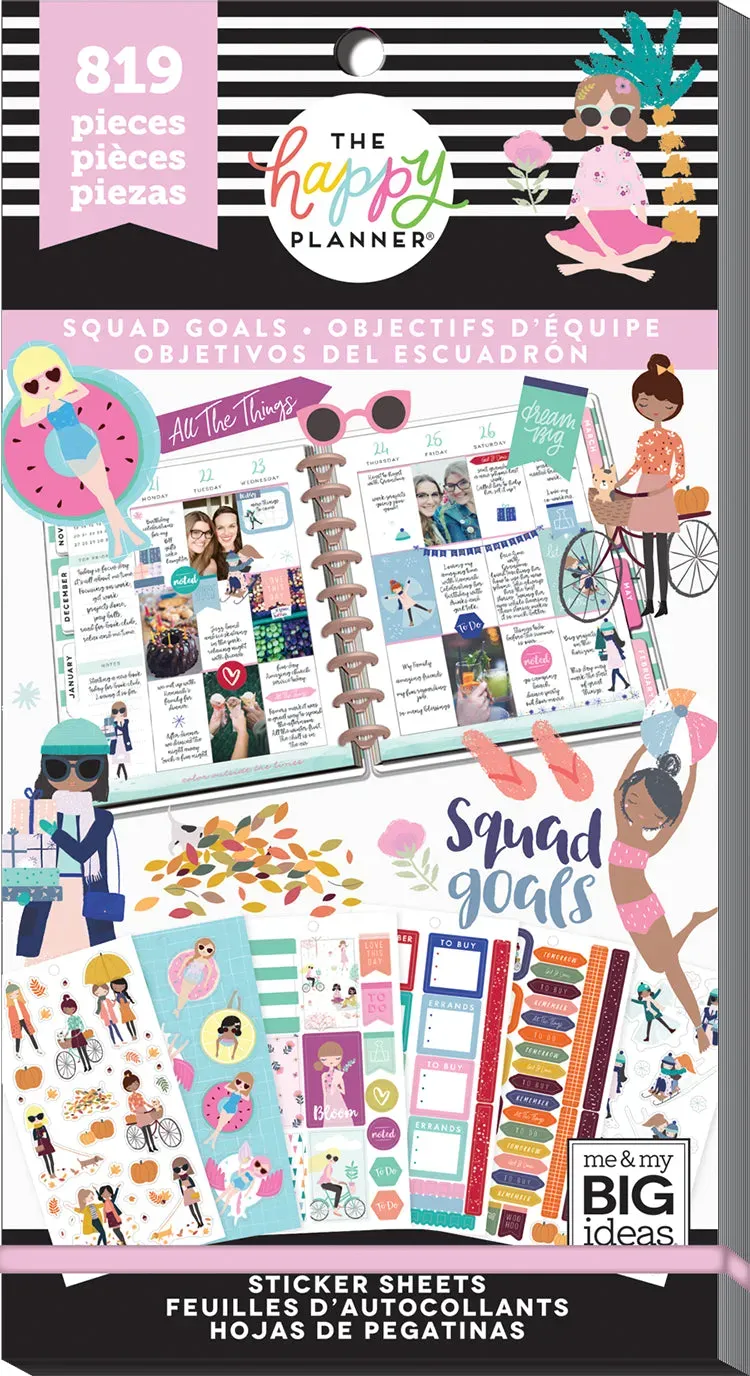 Happy Planner Squad Goals stickers value pack x819 confiance