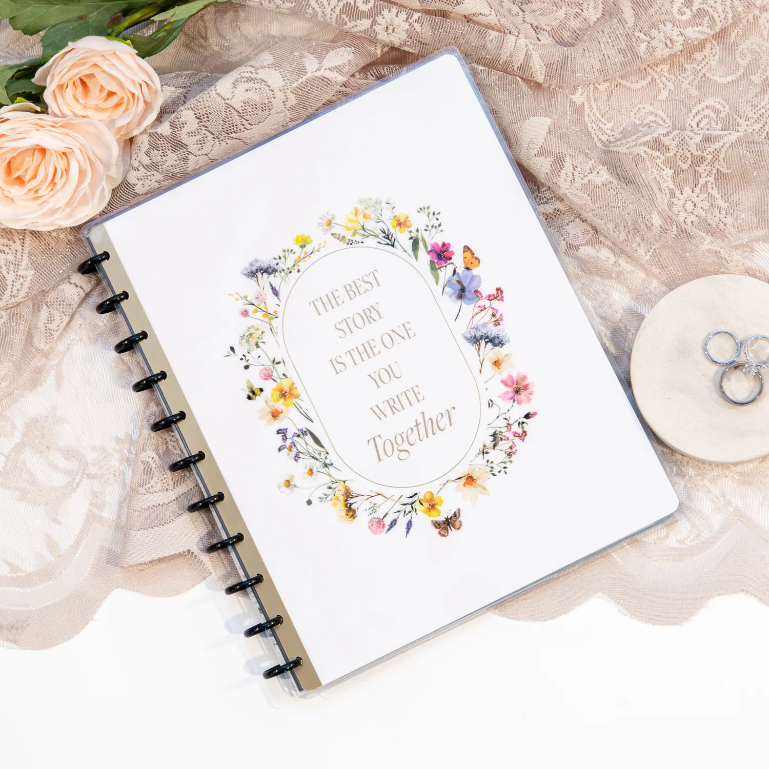 Happy Planner Happy Notes Blooming Romance Wedding carnet 60 feuilles