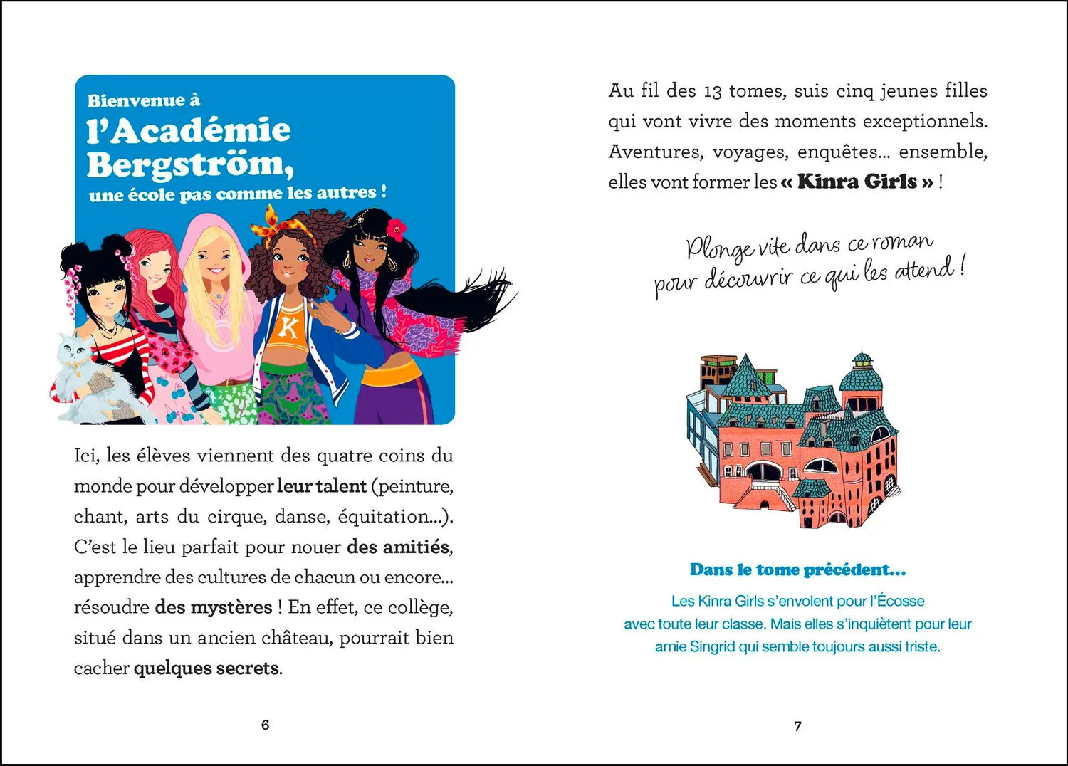 Frigobloc Kinra Girls Tome 13 Le palais enchanté livre nouvelle édition Inde