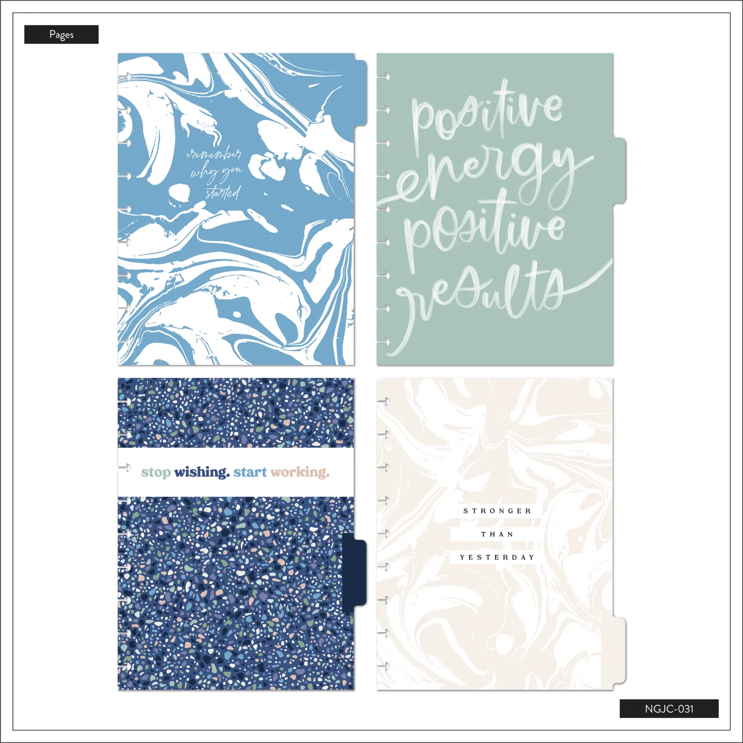 Happy Planner Worth the Work Classic journal fitness guidé