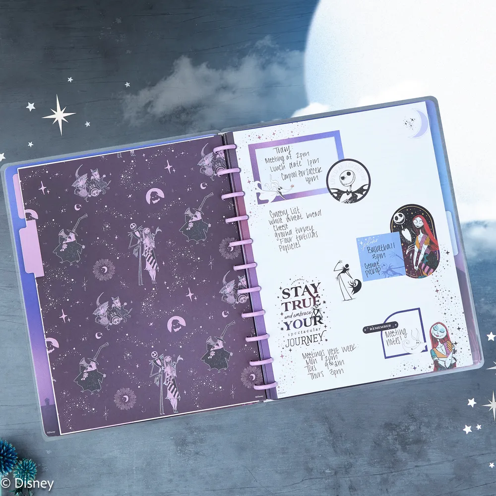 Happy Planner Nightmare Before Christmas papier Big 40 feuilles pointillé
