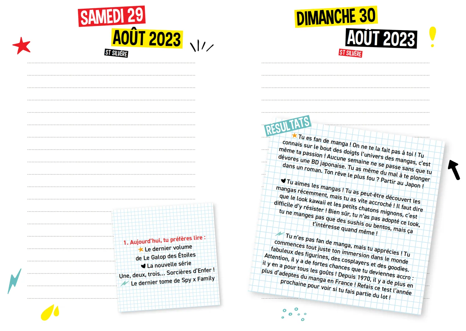 Frigobloc Mon agenda tests 2024-2025 agenda ado relié