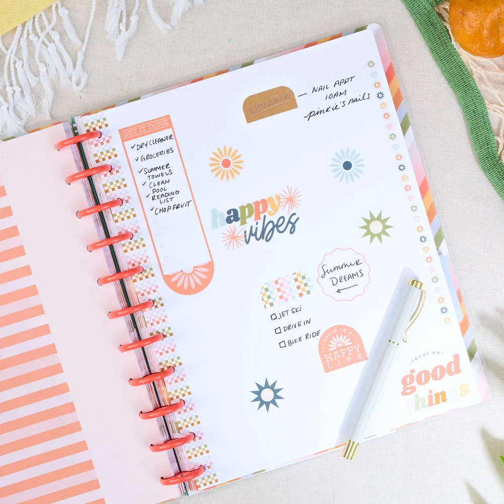 Happy Planner Simple Joys papier recharge Big pointillé 40 feuilles