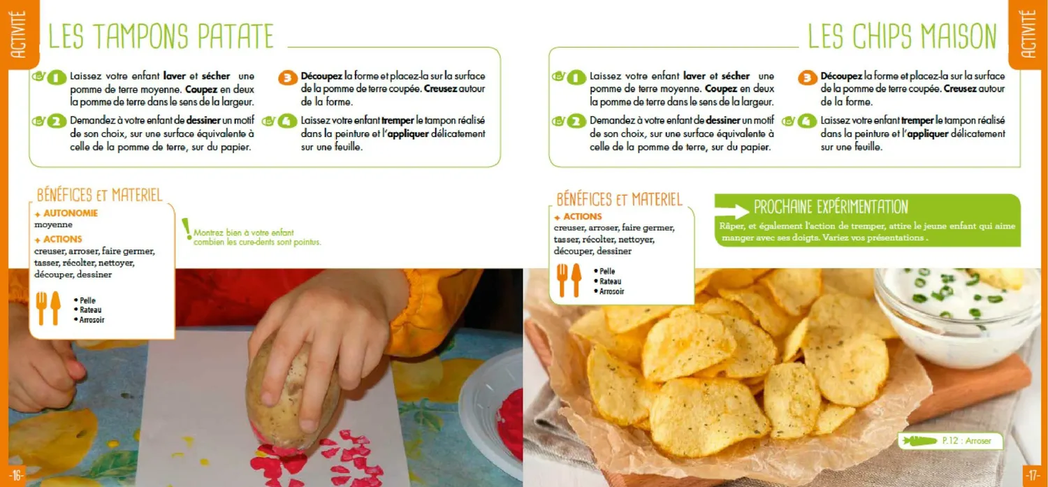 Frigobloc Je jardine je grandis livre jardinage Montessori 3 ans