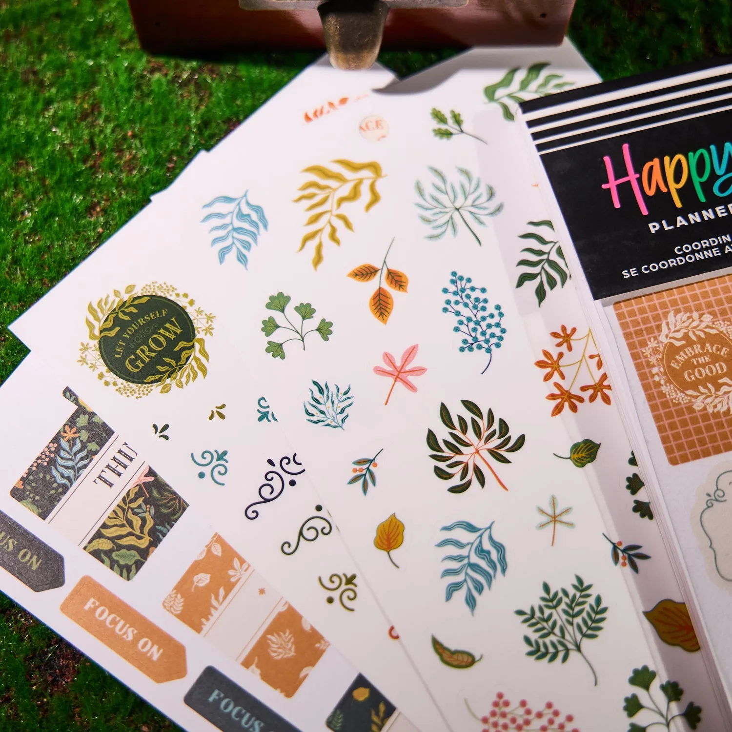 Happy Planner Herbarium carnet stickers Mini 939