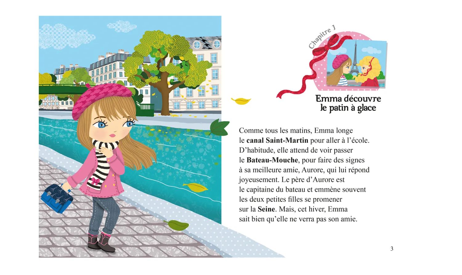 Minimiki Les fabuleux patins d’Emma Tome 18 livre Paris