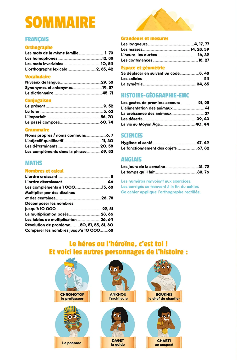 Les Incollables cahier de vacances CE2 au CM1 8-9 ans aventure