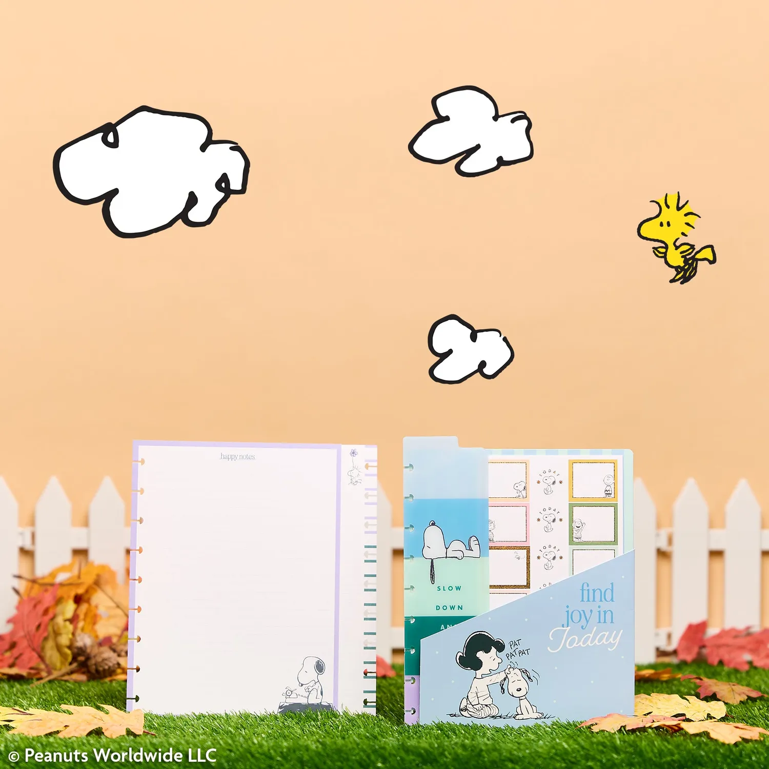 Happy Planner Peanuts Snoopy pack accessoires Classic 24 pièces