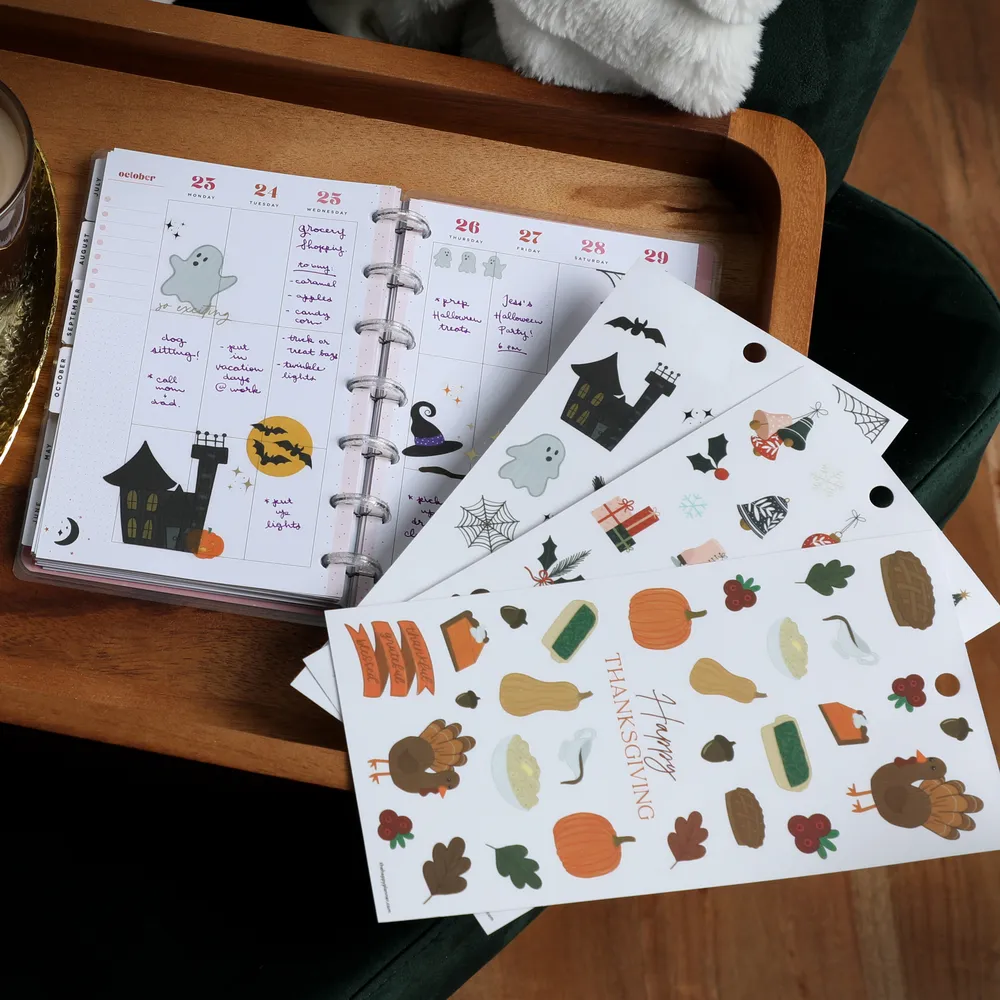 Happy Planner Essential Holidays stickers 30 pages 513