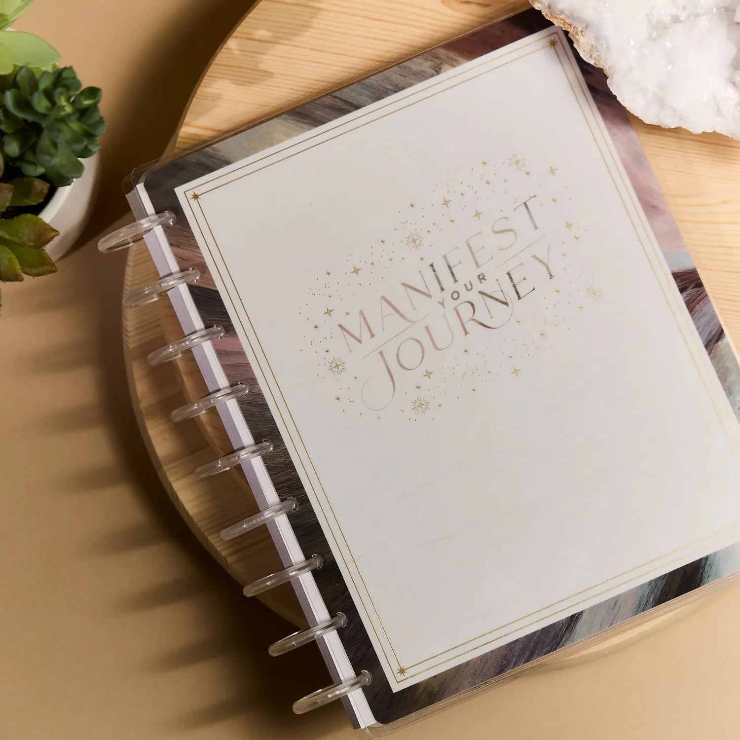 Happy Planner Manifest journal guidé classic 80 feuilles intention