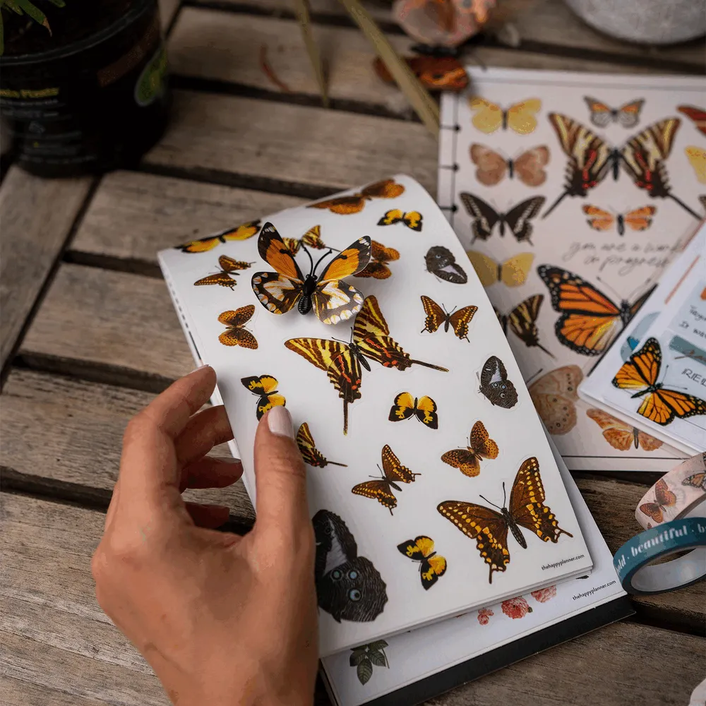 Happy Planner Papillon Butterfly stickers décoratifs 601 pièces