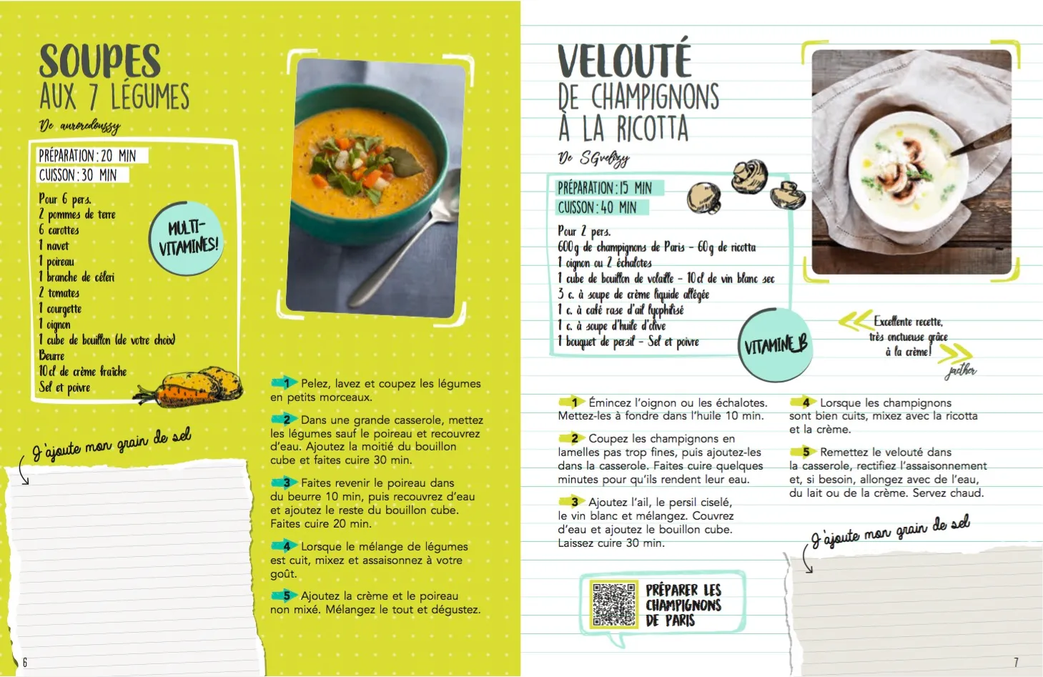 Marmiton Cahier gourmand Soupes cahier recettes 75 recettes