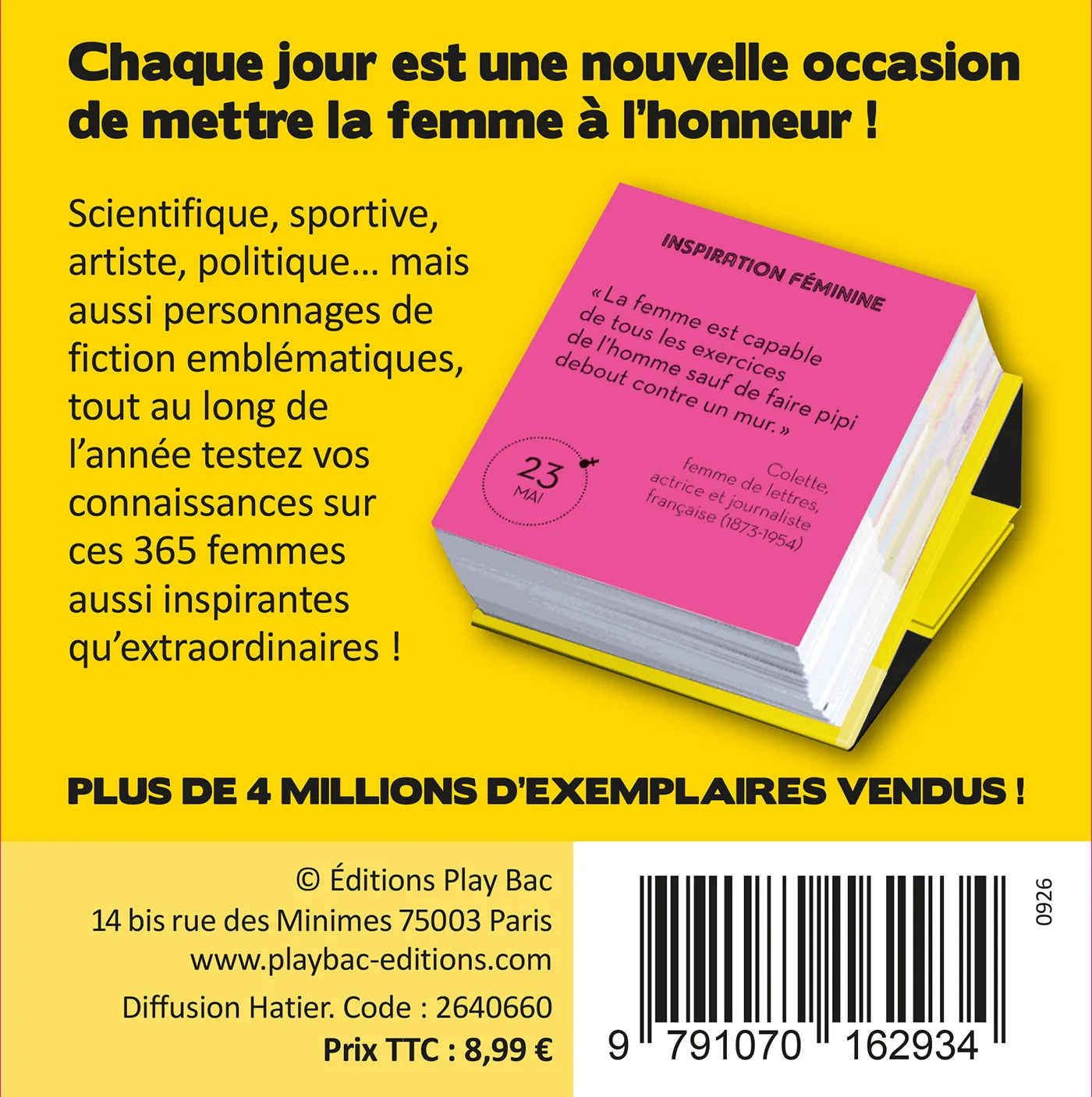 Frigobloc 365 Femmes extraordinaires mini calendrier inspirant