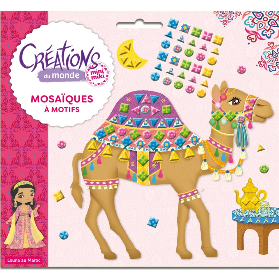 Frigobloc Minimiki Mosaïques à motifs pochette créative dès 6 ans