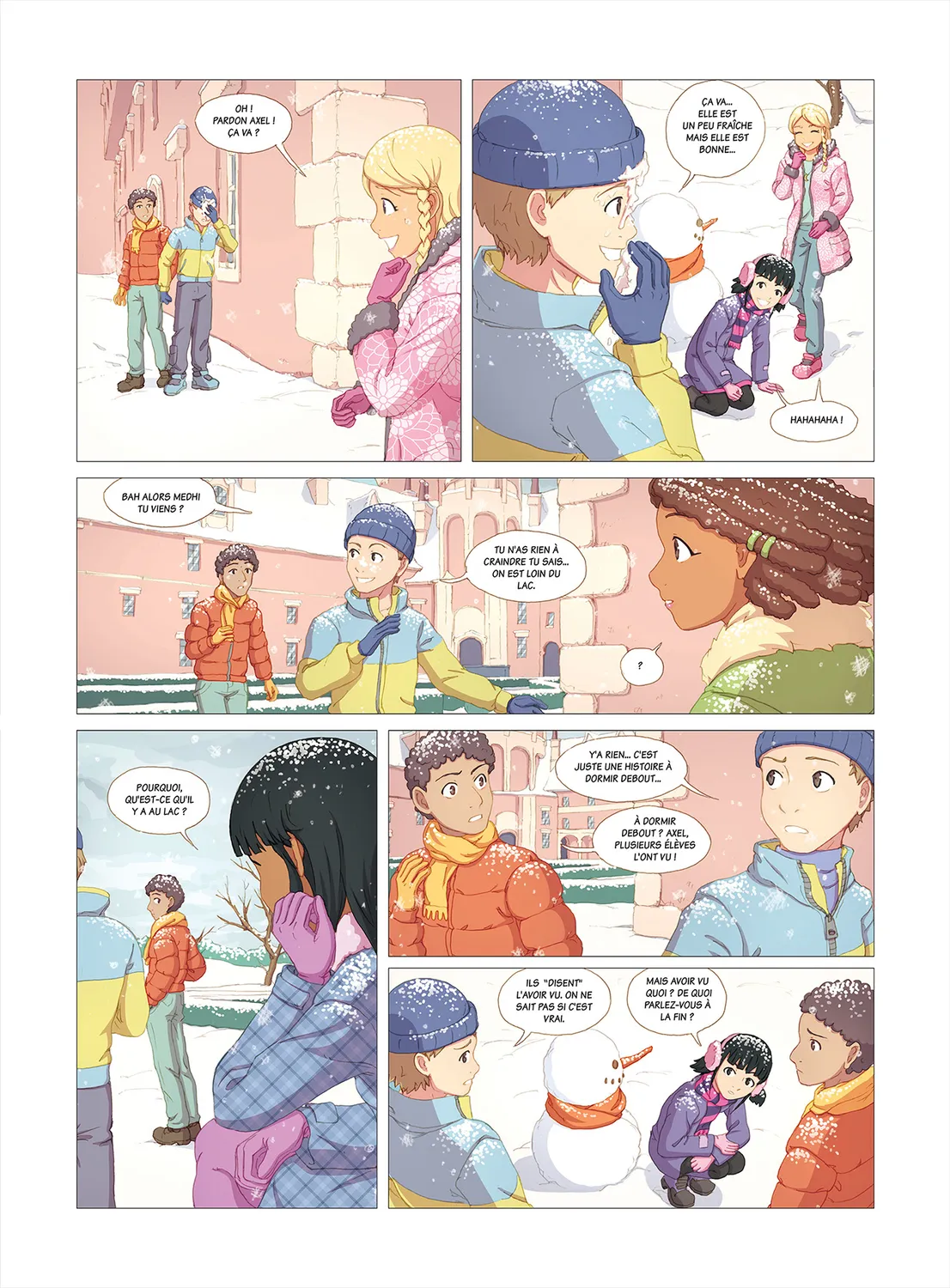 Frigobloc Kinra Girls Le Monstre du Lac BD tome 5
