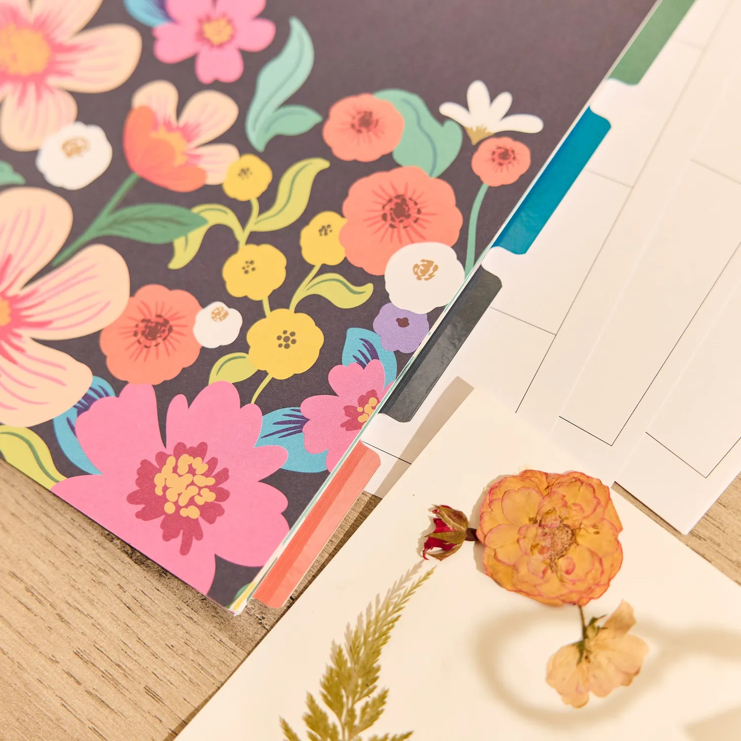 Happy Planner Golden Garden Big extension verticale non datée