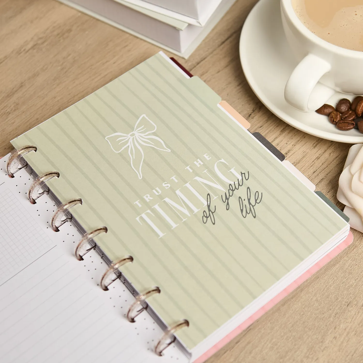 Happy Planner Café Coquette Mini agenda dashboard non daté