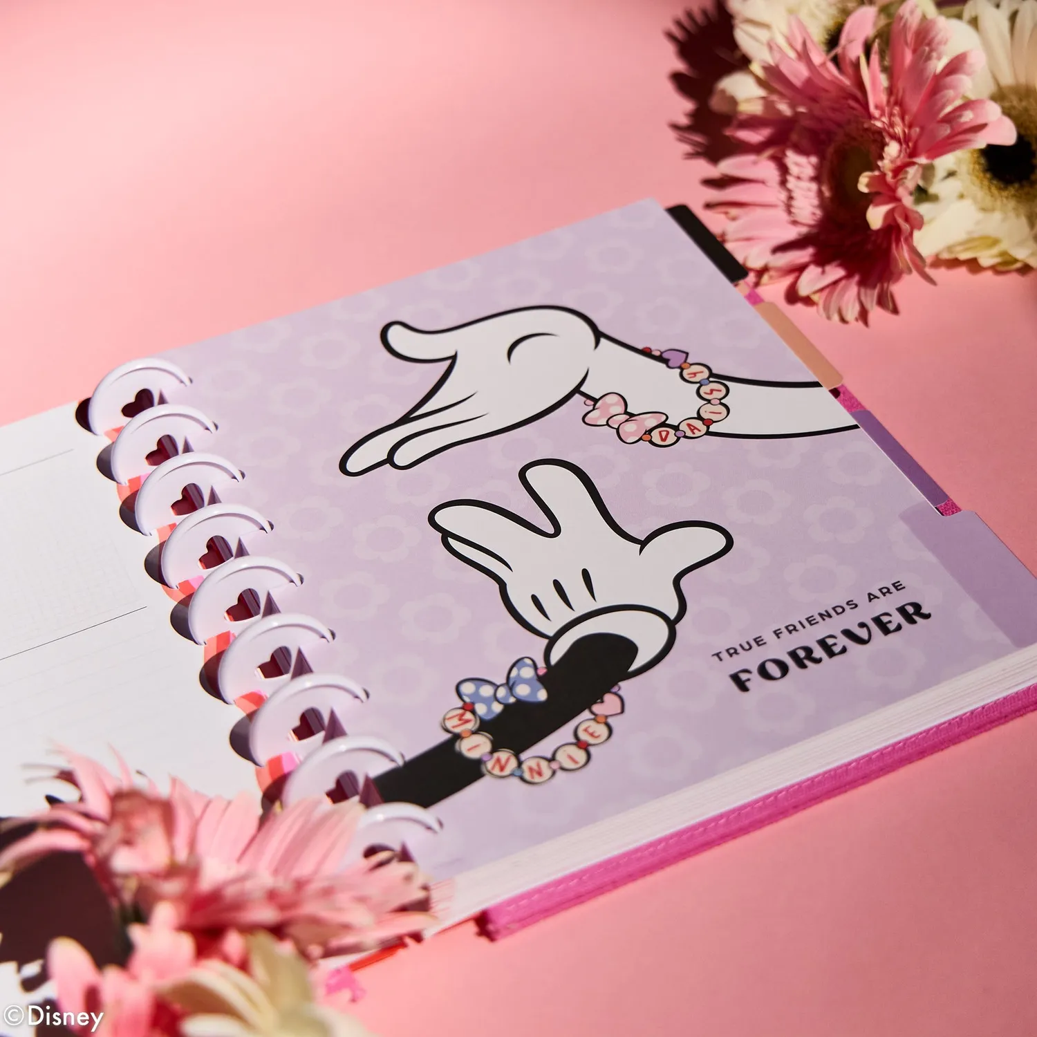 Happy Planner Minnie Bow agenda vertical non daté rose