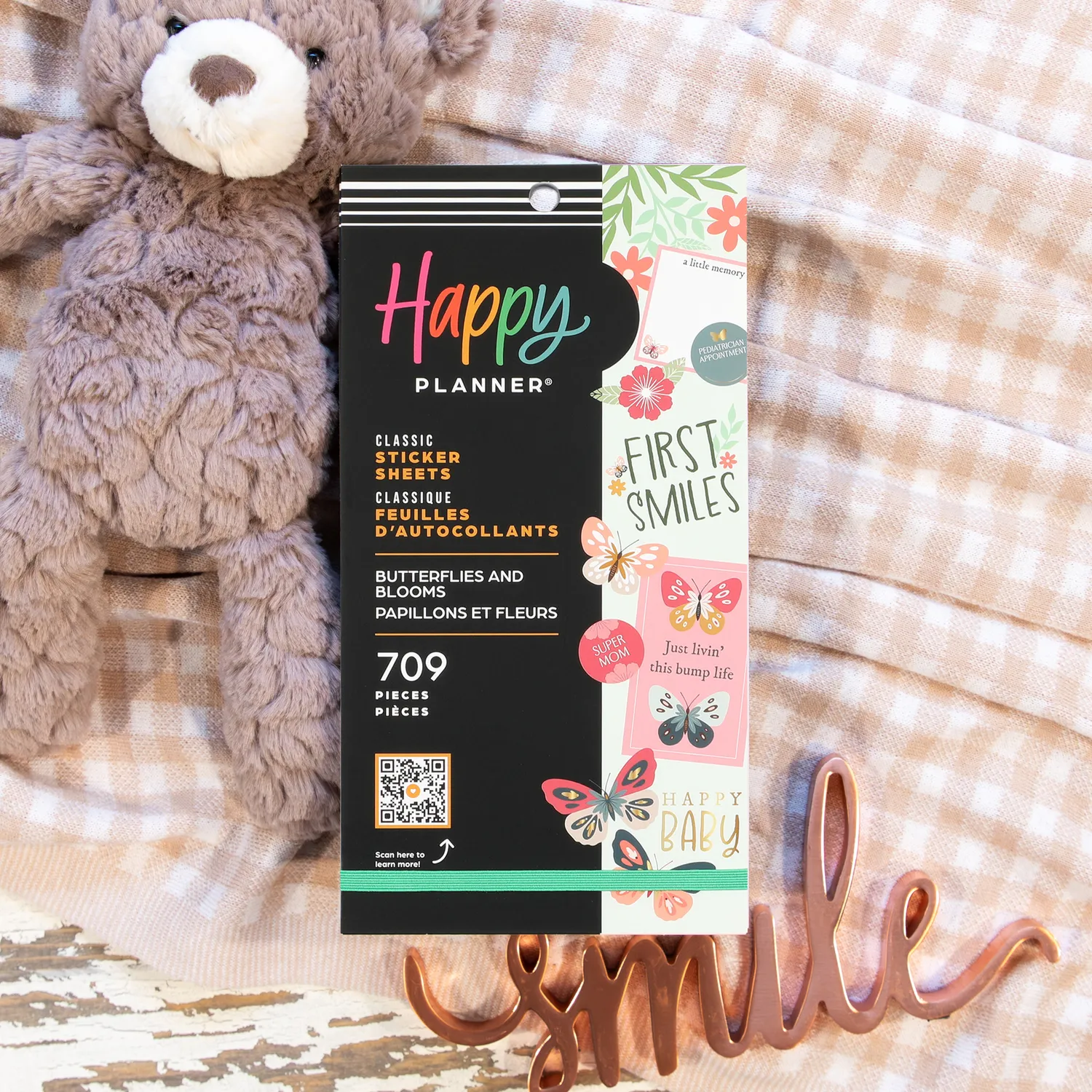 Happy Stickers Butterflies Blooms Baby stickers 709 pièces