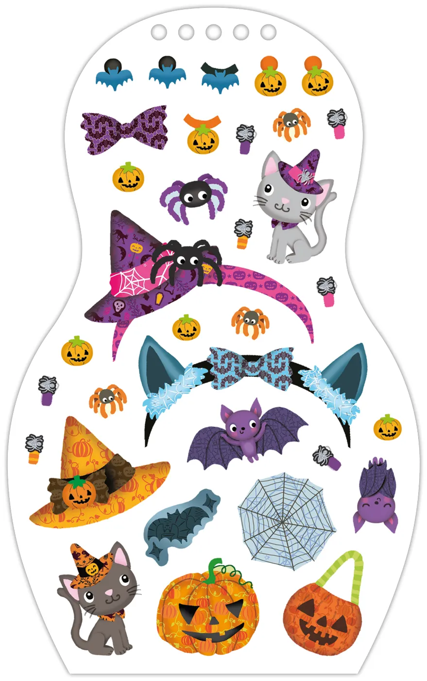 Frigobloc Minimiki Halloween carnet créatif stickers