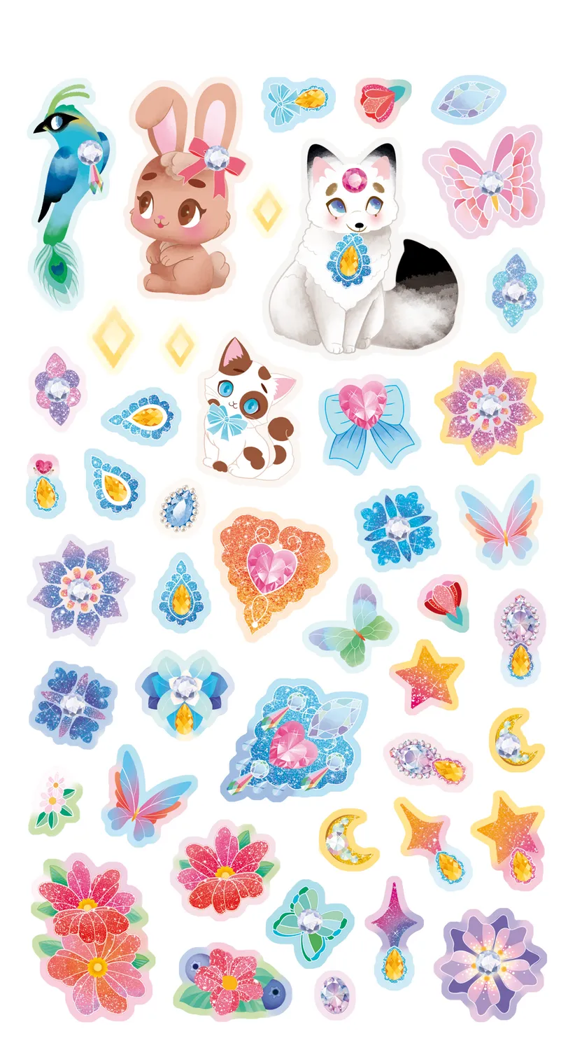 Frigobloc Strass et coloriages cahier coloriage Princesses strass