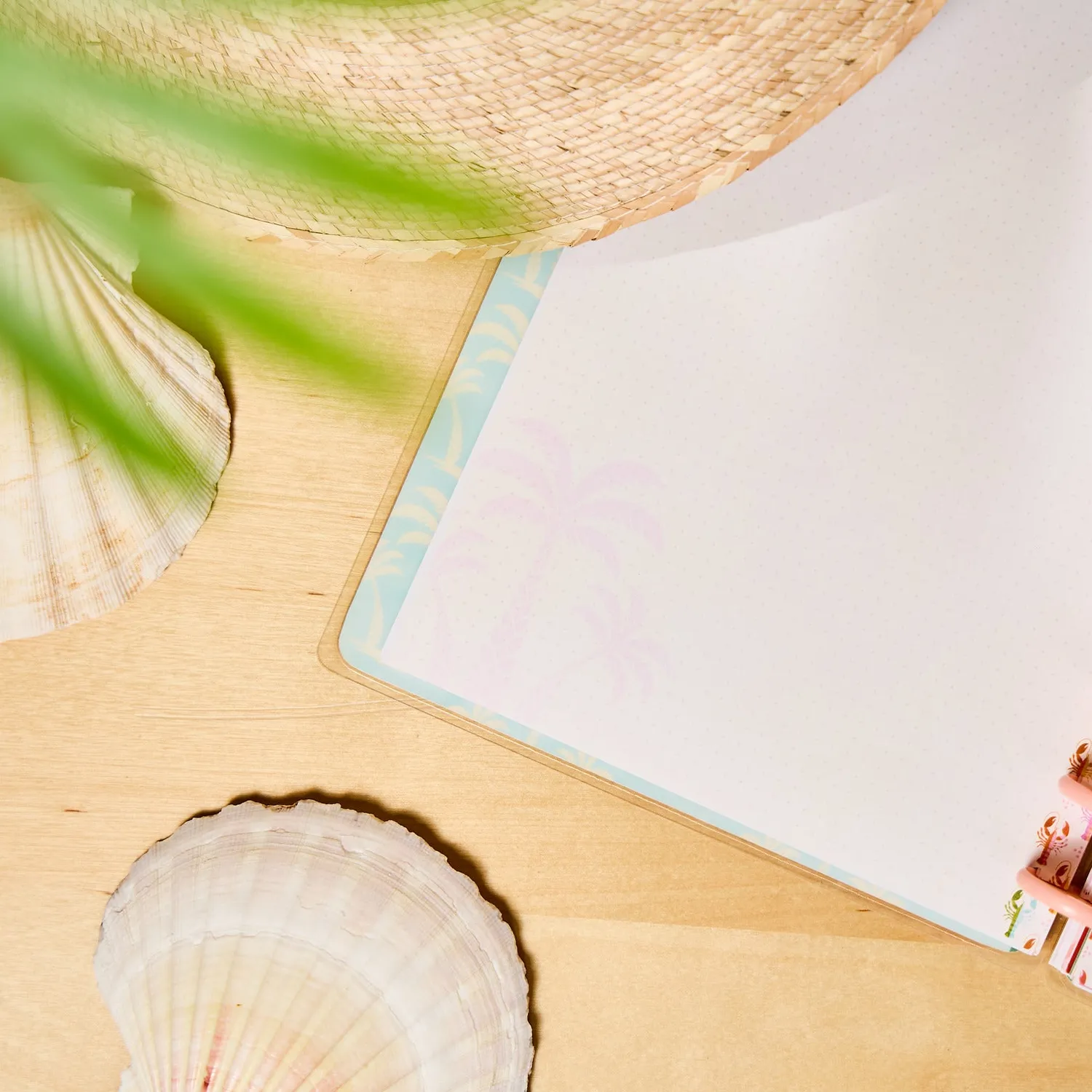 Happy Planner Palm Beach recharge papier Classic 40 feuilles pointillé