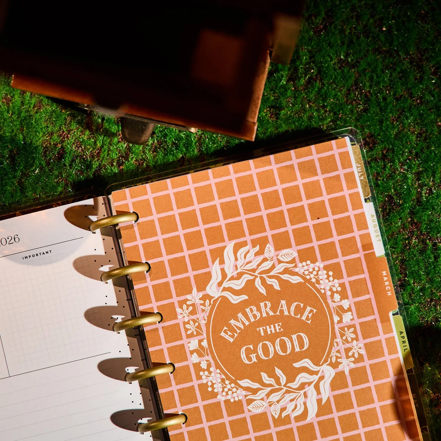Happy Planner Herbarium agenda Mini horizontal 2026 botanique