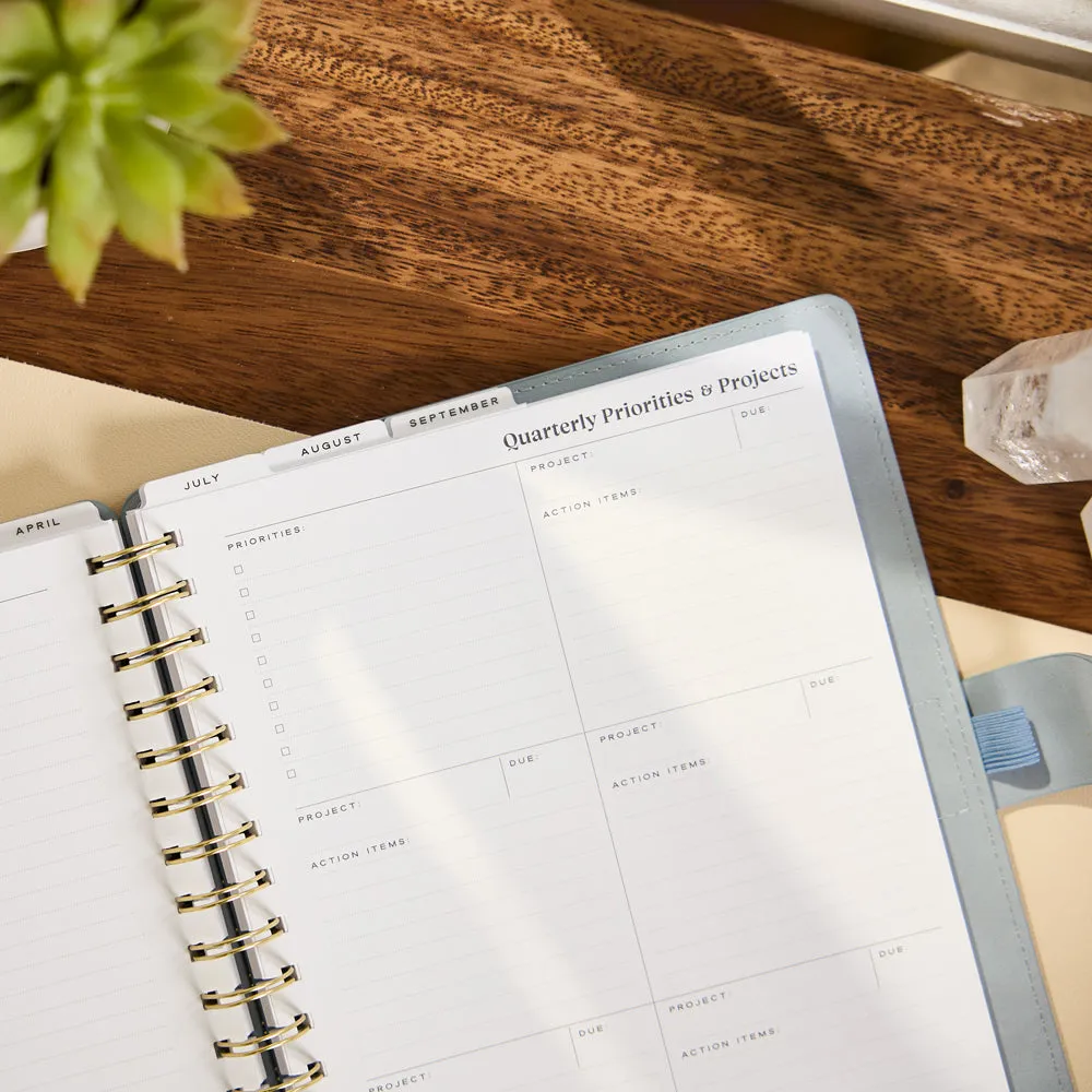 Citrine Pastel Horizon agenda 2027 spirale Classic 12 mois