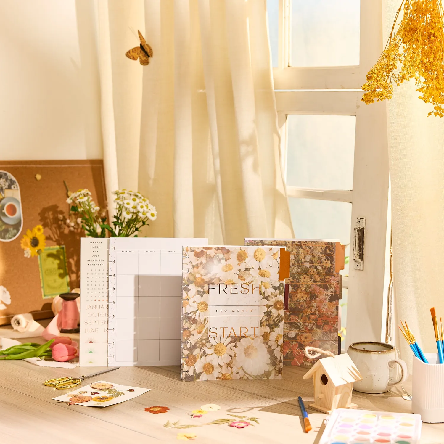 Happy Planner Modern Nature extension verticale Classic non datée