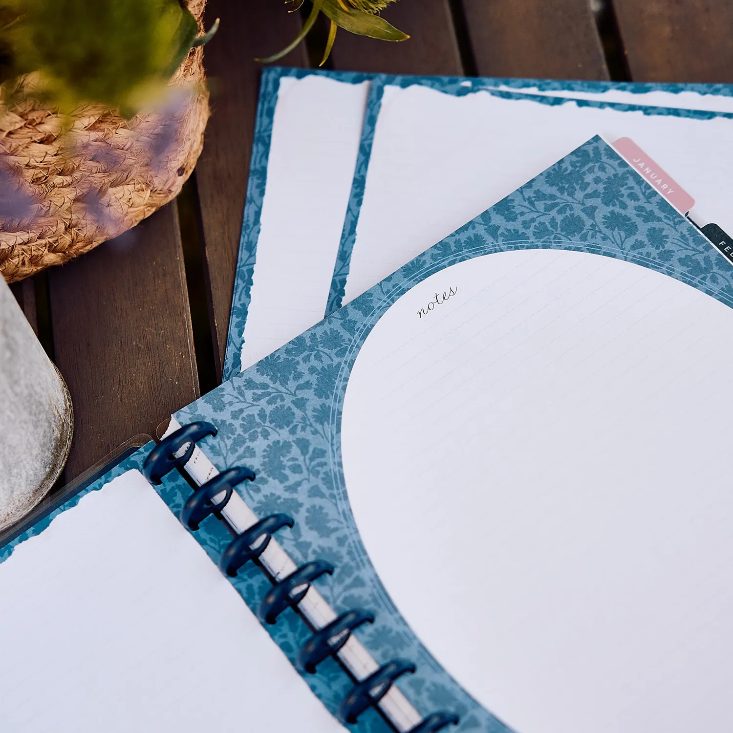 Happy Planner Shadow Fields recharge Big pointillé ligné 40