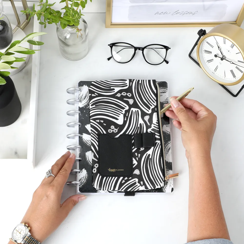Happy Planner Funky Abstracts trousse stylo élastique