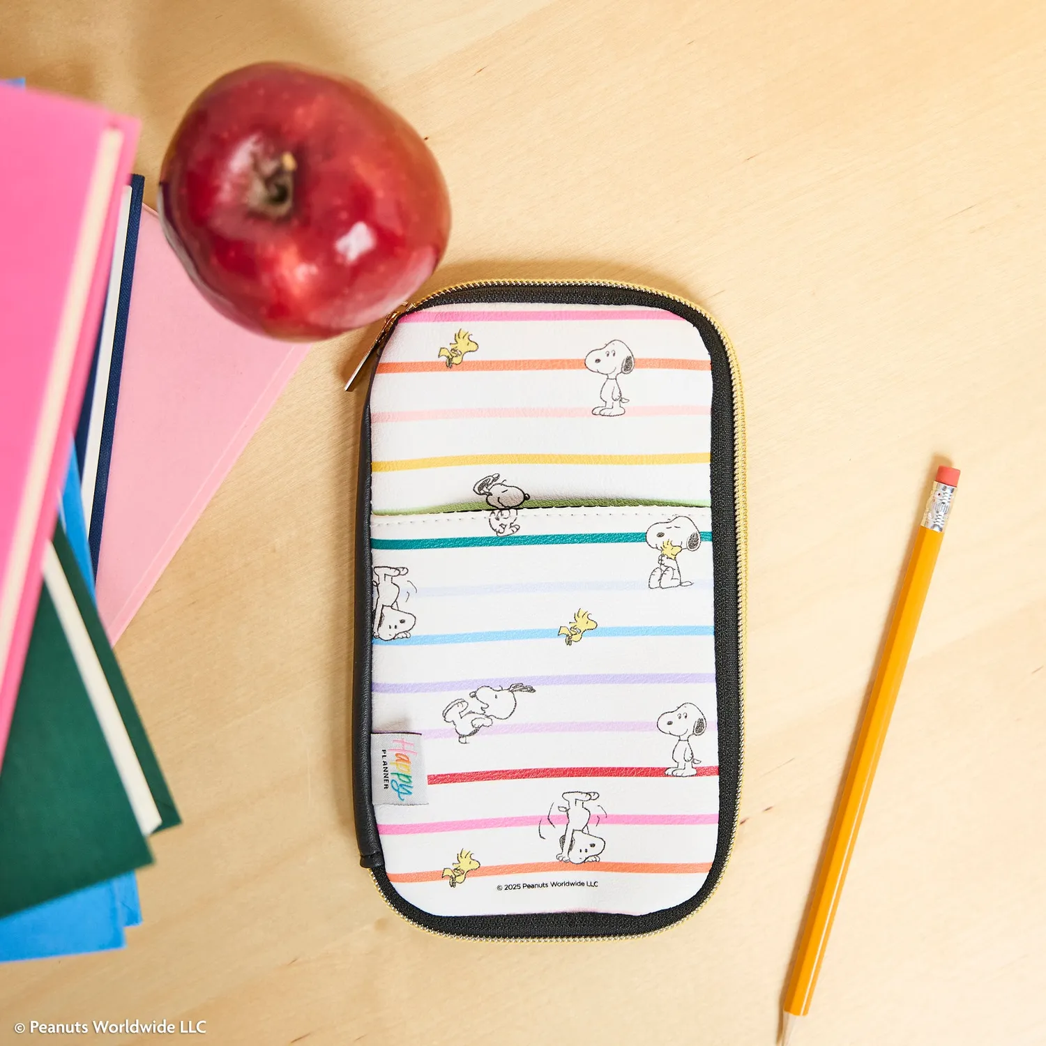 Happy Planner Peanuts Banded trousse à fermeture Snoopy