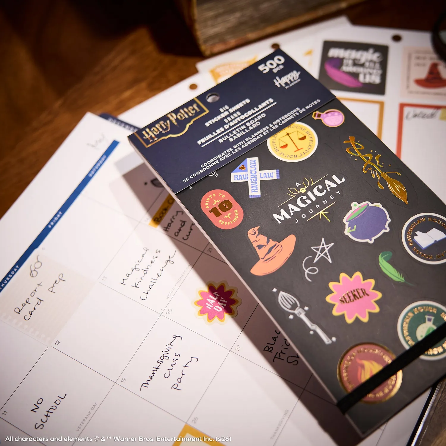 Happy Planner Harry Potter stickers Big 30 pages classe