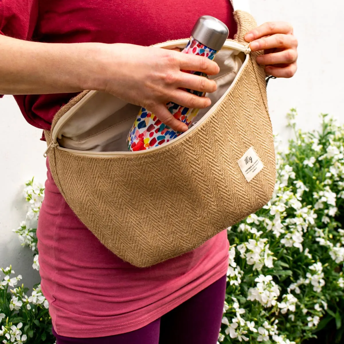 My365 Le sac banane XL en toile de jute