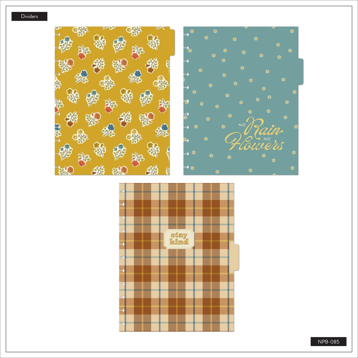 Happy Planner Fall Picnic carnet ligné Big floral 60
