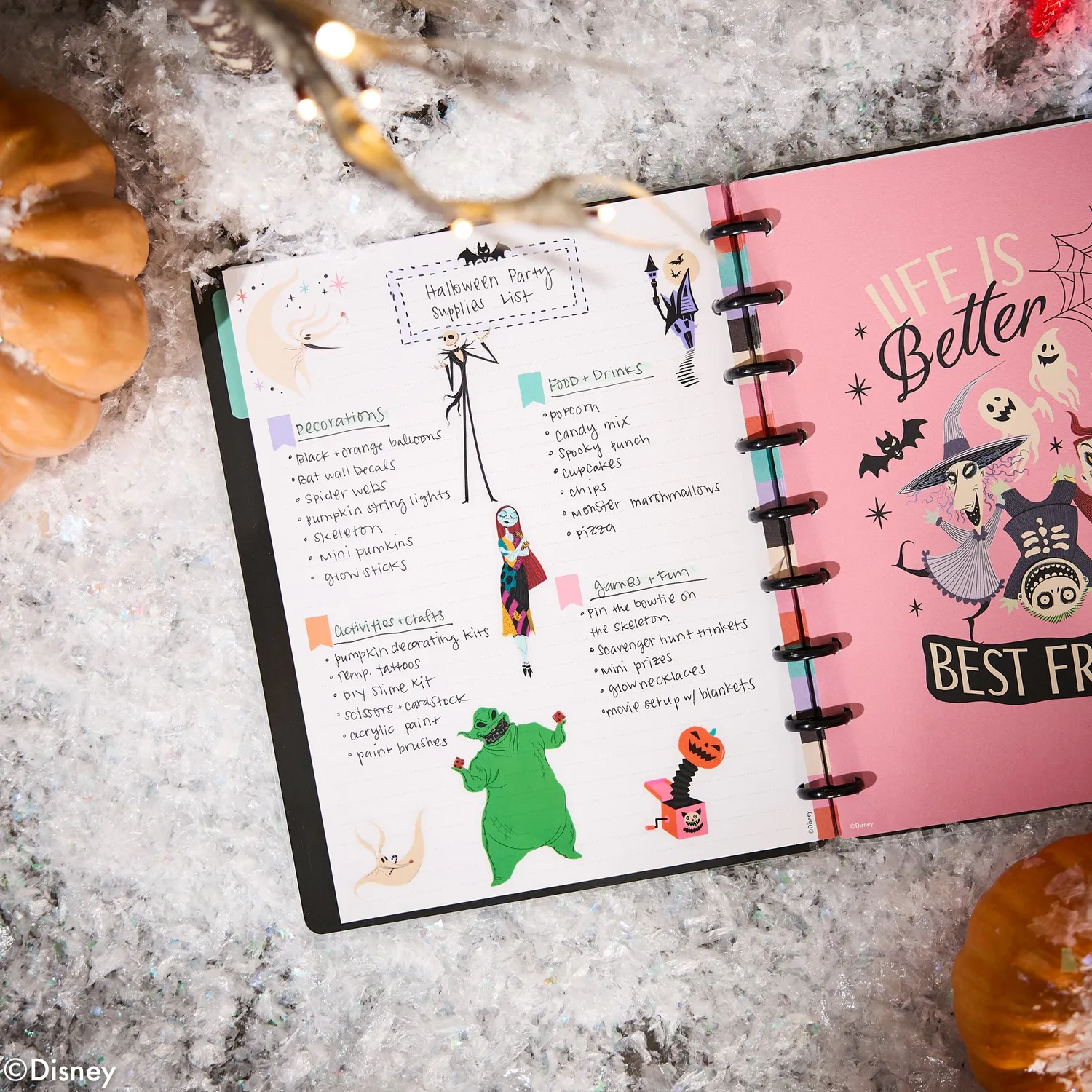 Me & My Big Ideas Nightmare Before Christmas carnet Classic ligné
