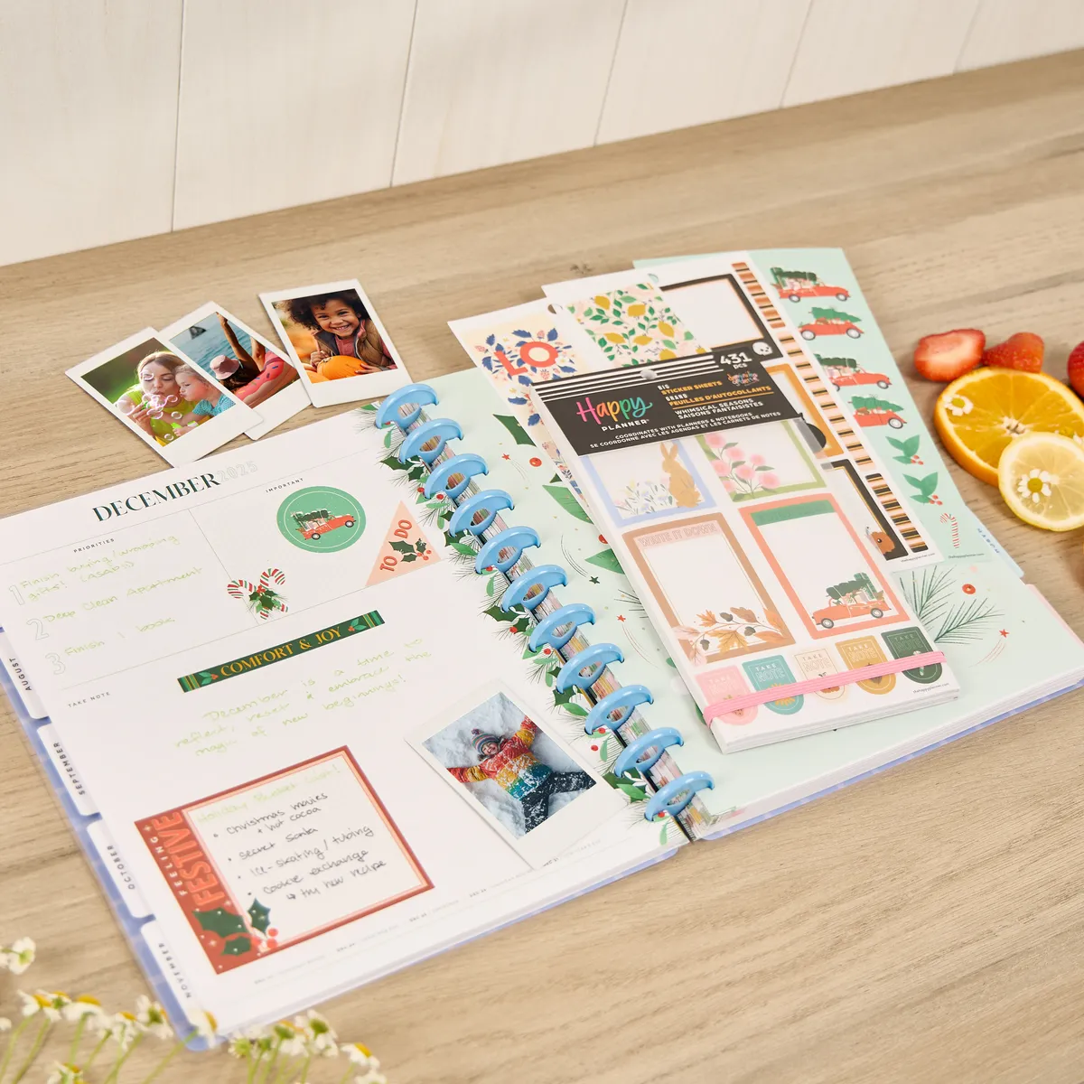 Happy Planner Whimsical Seasons stickers Big 431 saisons