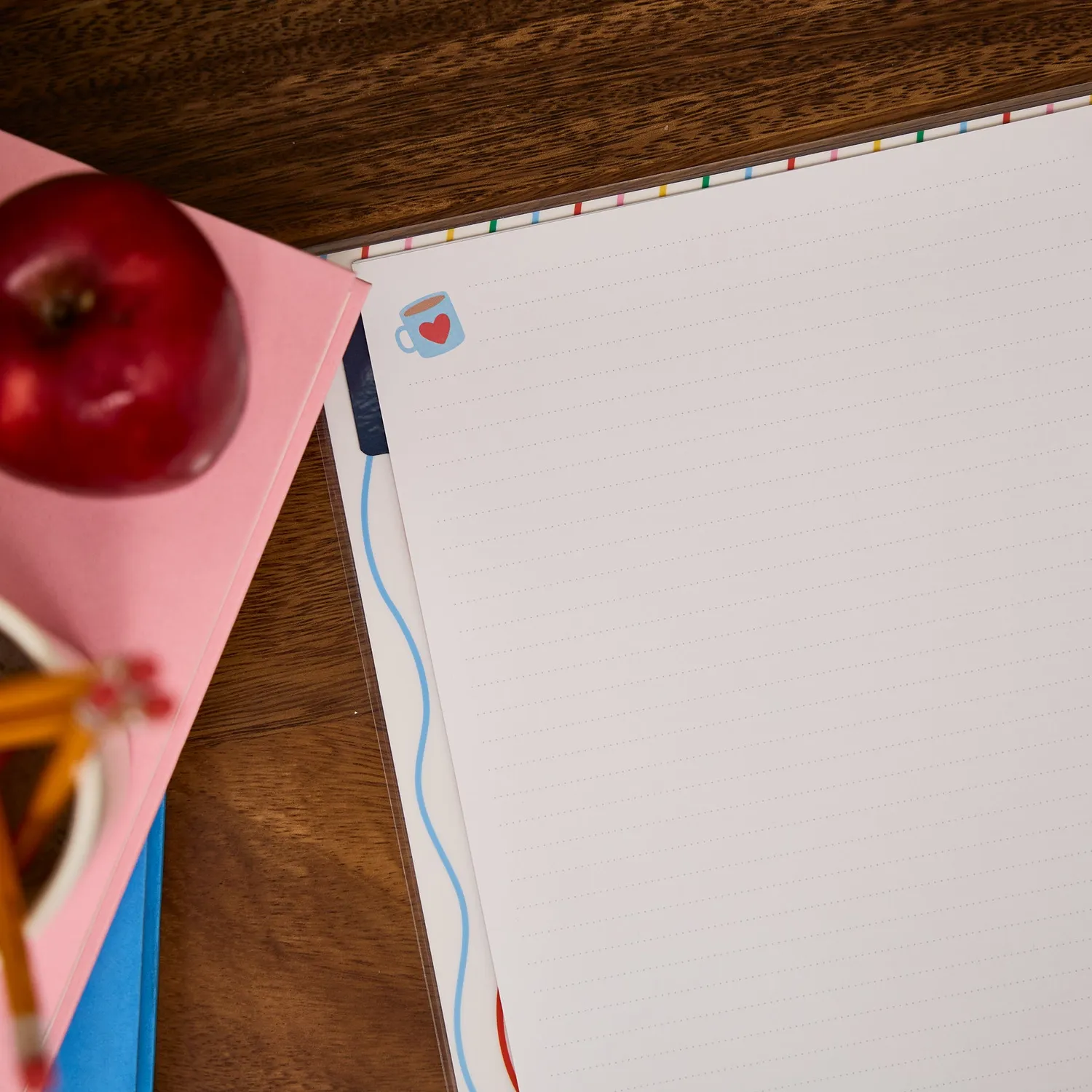 Happy Planner Live Love Teach carnet big pointillé ligné 60 feuilles