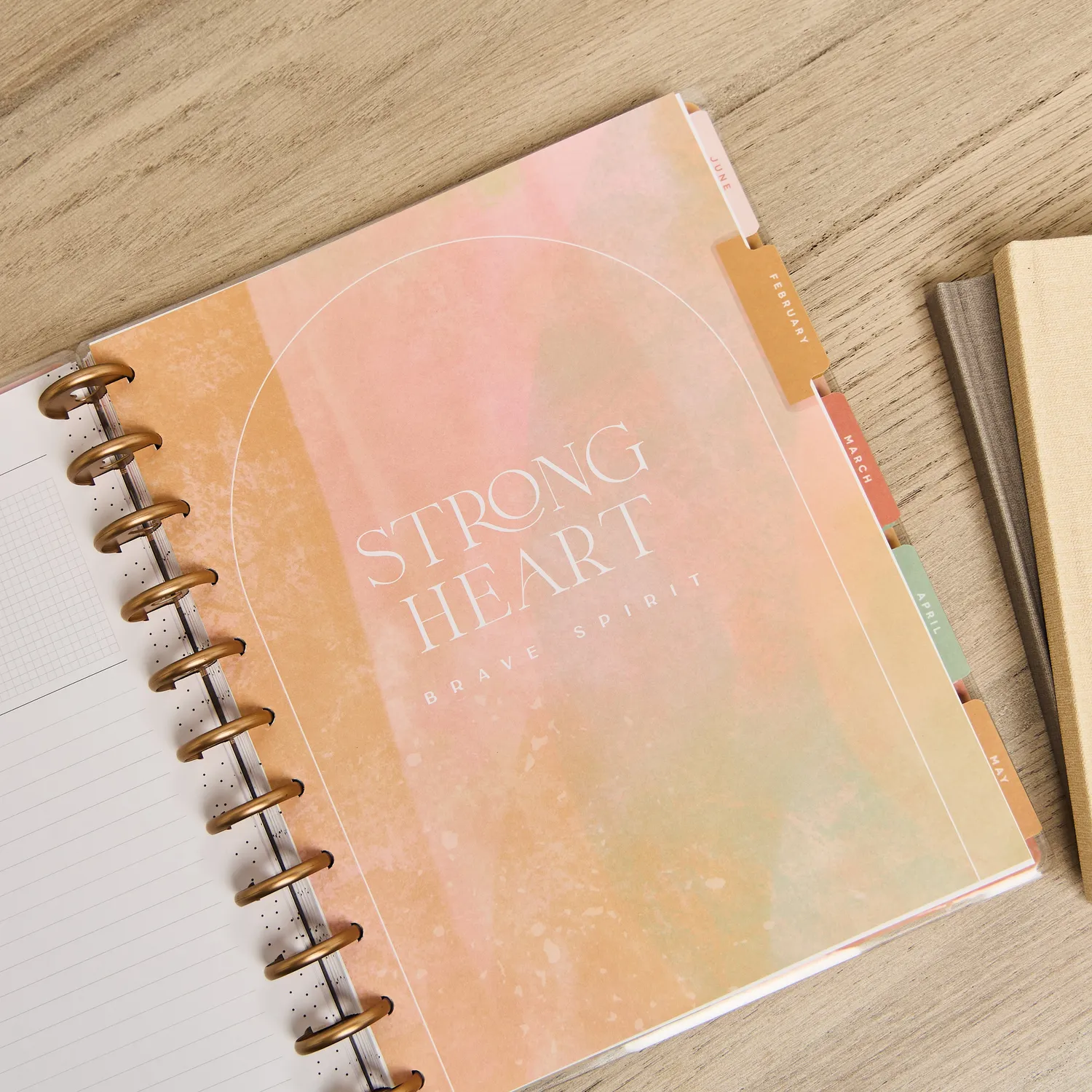 Happy Planner Textured Canvas 2026 agenda vertical Big
