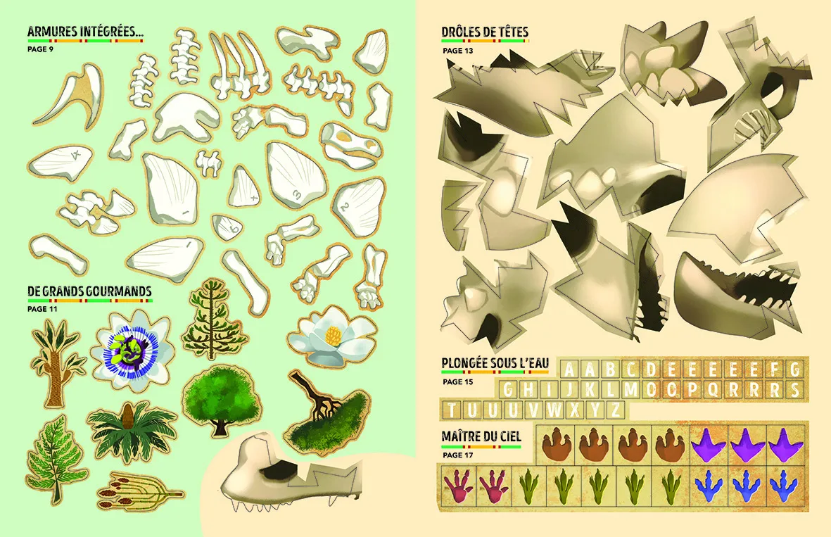 Les Incollables Mission Dinosaures livre stickers 6 ans