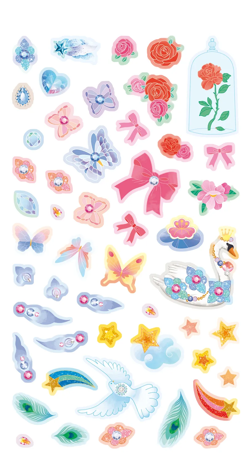 Frigobloc Strass et coloriages Ballerines cahier coloriage strass