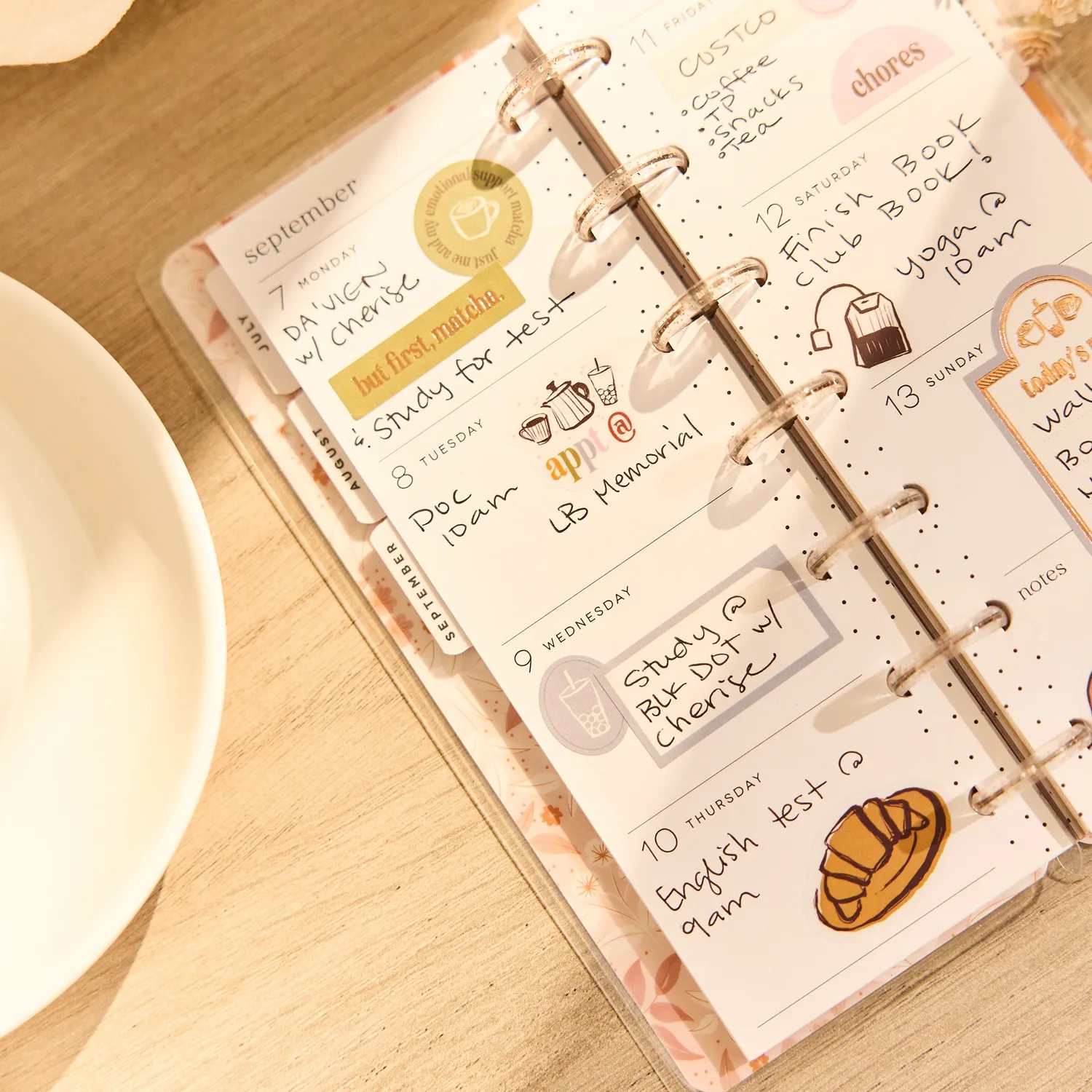 Happy Planner Dune Hues Skinny Mini agenda horizontal 12 mois