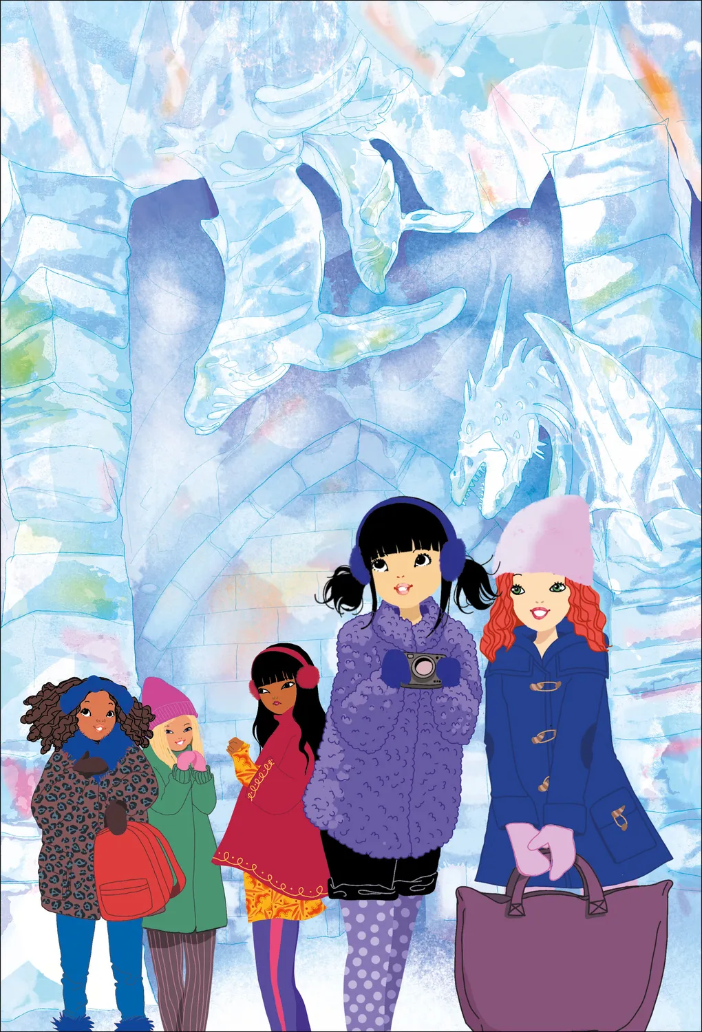 Frigobloc Kinra Girls Père Noël a disparu roman hors-série Noël