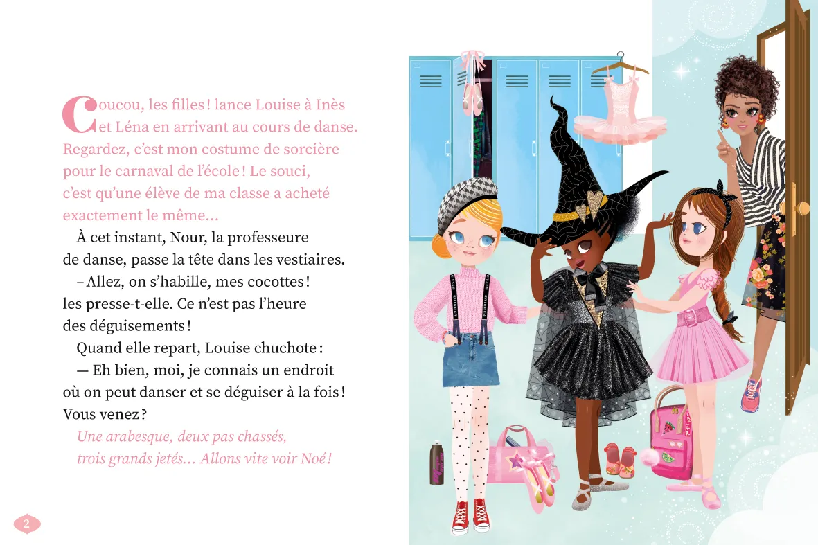 Frigobloc Une deux trois Danseuses Tome 12 roman Rio 6 ans