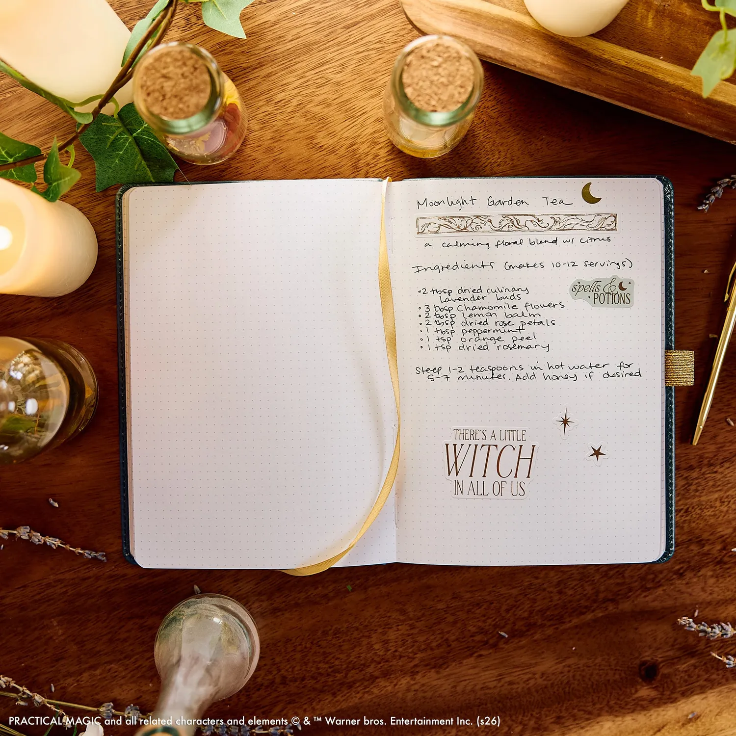 Happy Planner Practical Magic journal pointillé A5 tranches dorées