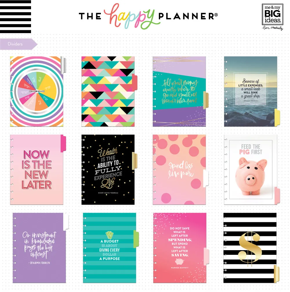 Happy Planner Wealth Box Kit coffret agenda budget 12 mois