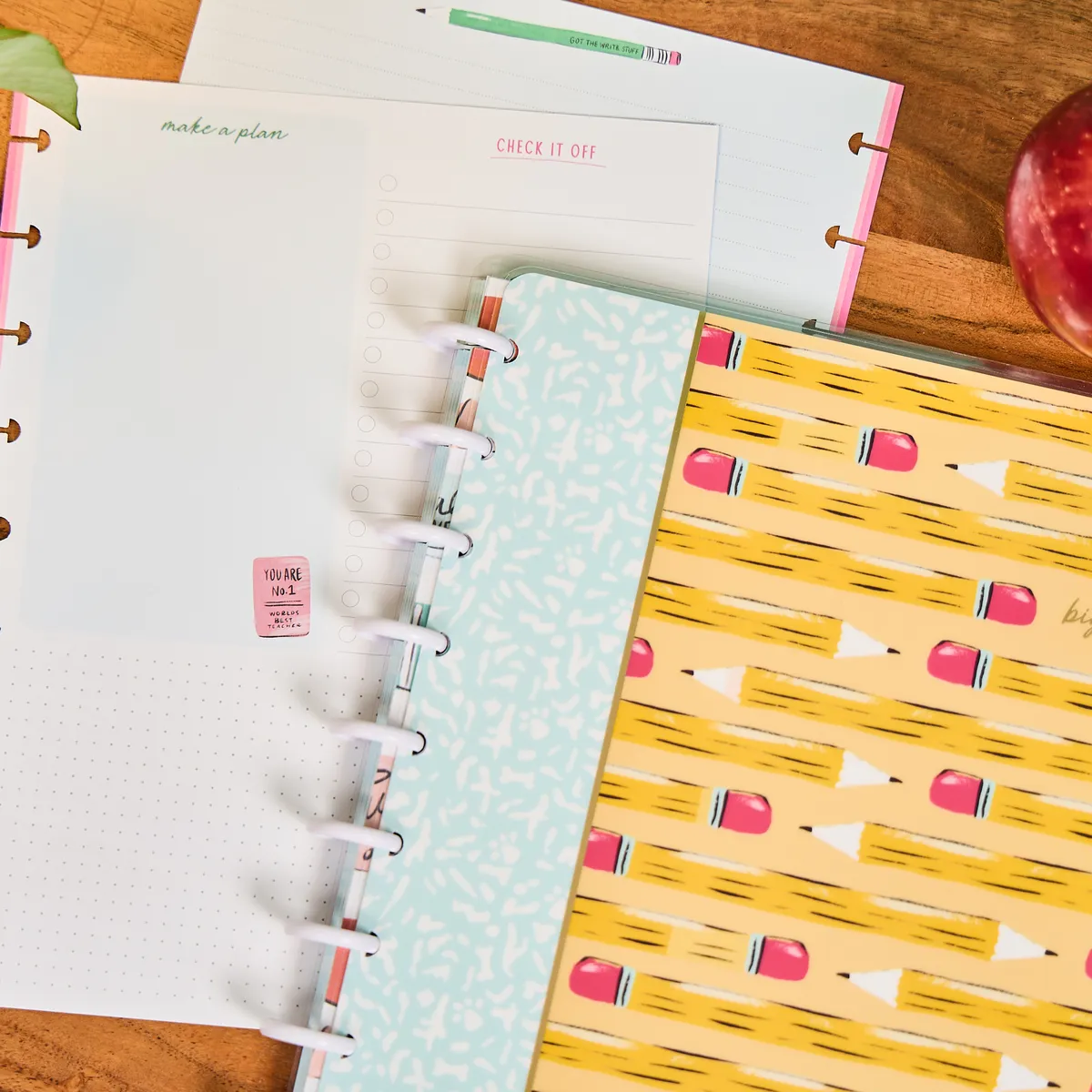 Happy Planner Classic carnet Pawsitive Teacher coffret 206 pcs