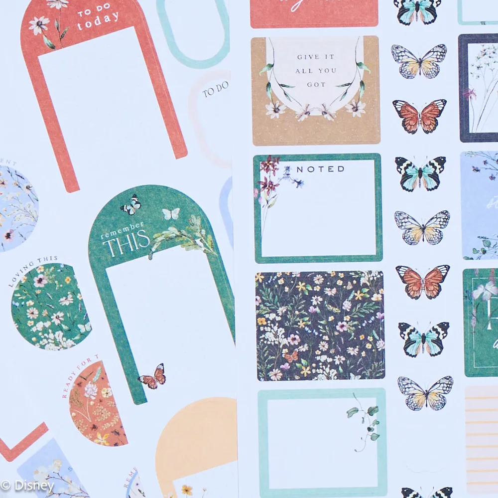 Happy Planner Wild Fields stickers Classic 561 pièces floral